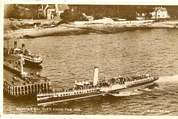 Wemyss Bay Pier Steamers, 1919