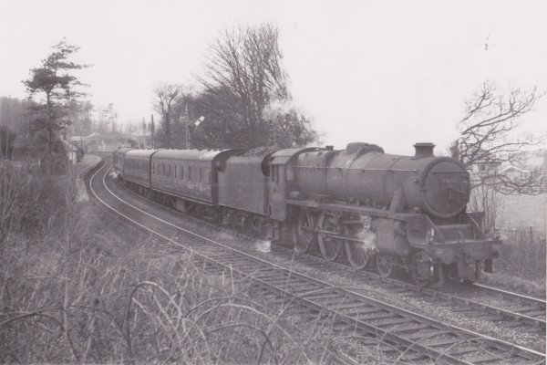 Steam still supreme, leaving Inverkip Station 1965