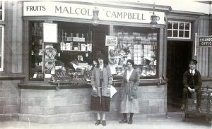 The Malcolm Campbell shop at the station - Early 20th Century